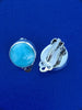 Earrings - Clip-on Larimar Earrings