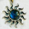 Pendants - Labradorite Pendant - Sun Pendant