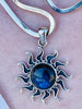 Pendants - Labradorite Pendant - Sun Pendant