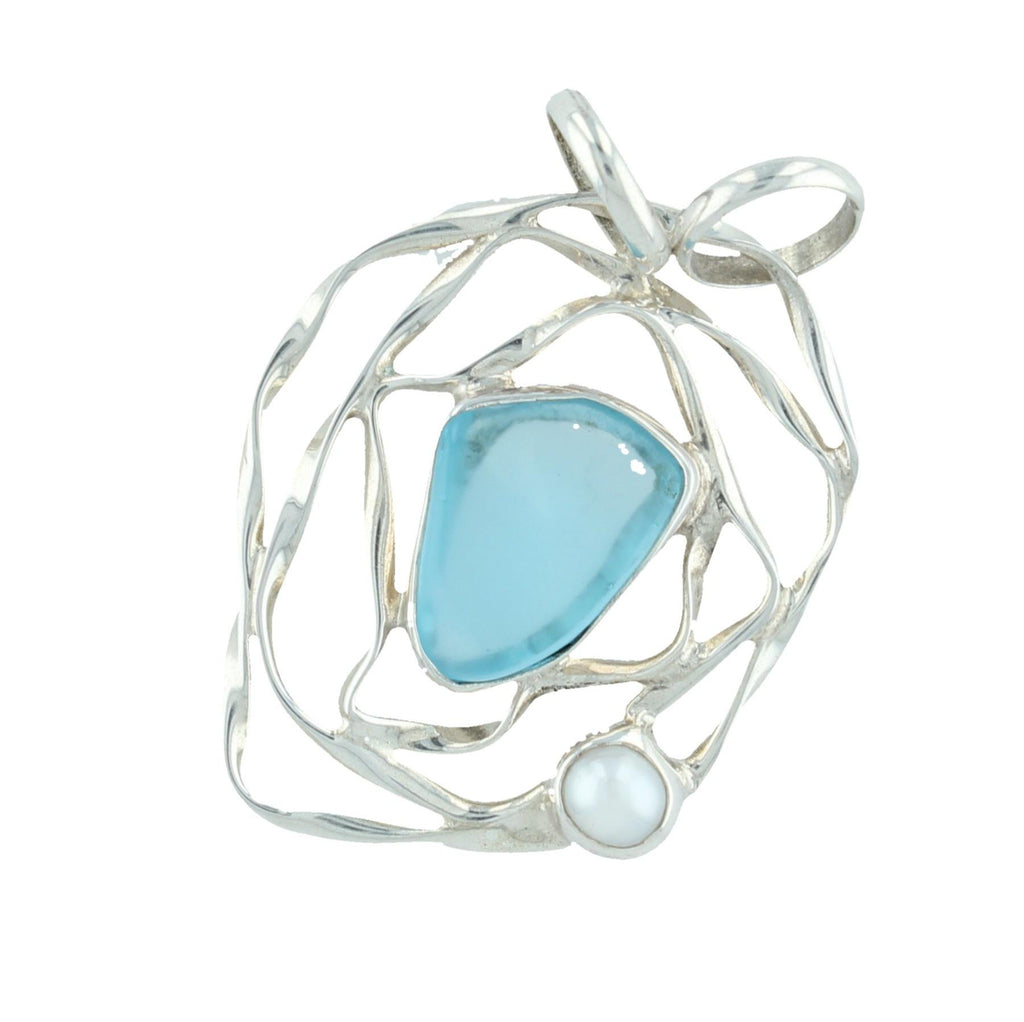 Pendants - Sea Glass Wire Pendant
