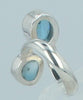 Rings - Larimar And Blue Topaz Ring