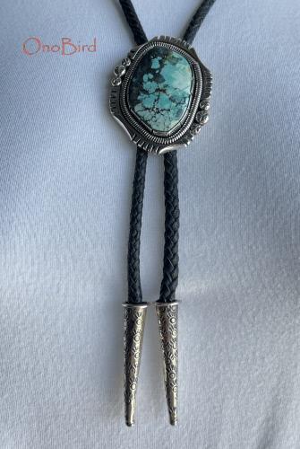 Bolo Ties - Bolo Tie With Turquoise SKU: BT0001