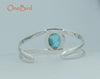 Cuffs - Larimar Cuff Bracelet SKU:  C0026