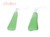 Earrings - Green Sea Glass Earrings