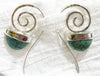 Earrings - Spiral Turquoise Earrings SKU: FS-27