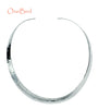 Necklaces - Sterling Silver Choker Necklace