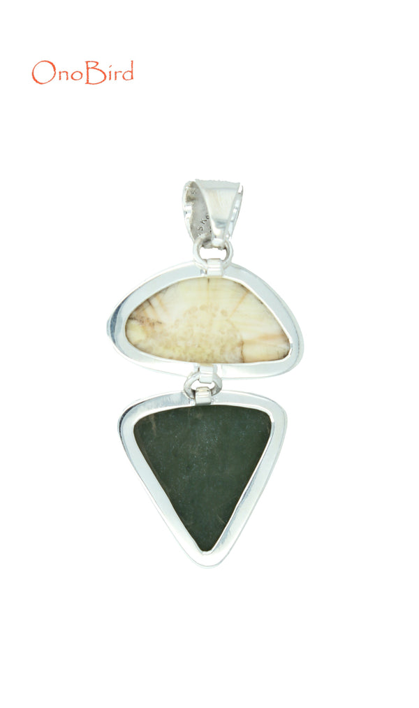 Pendants - Fossilized Walrus Jade Pendant