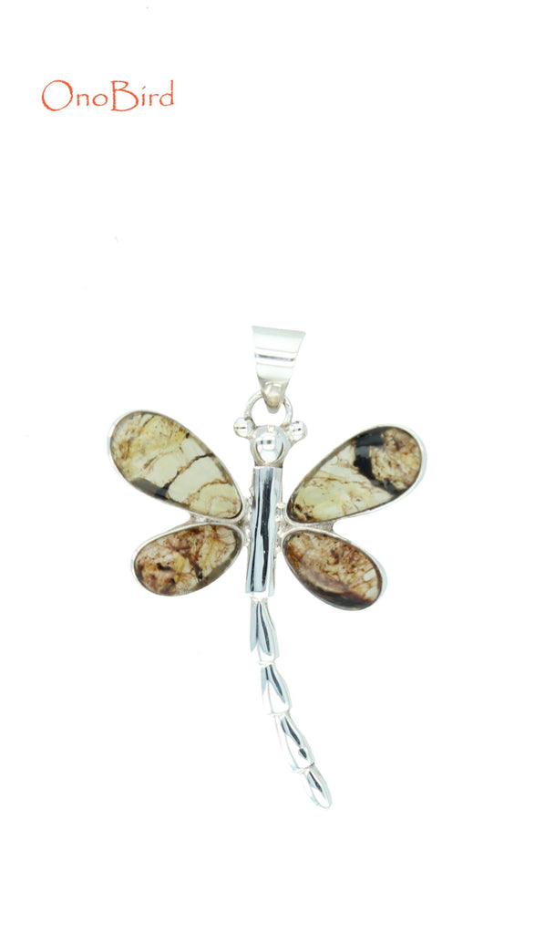 Pendants - Mayan Amber Dragonfly Pendant