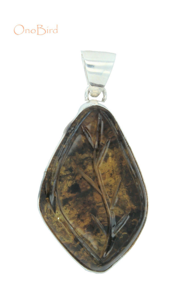 Pendants - Mayan Amber Pendant