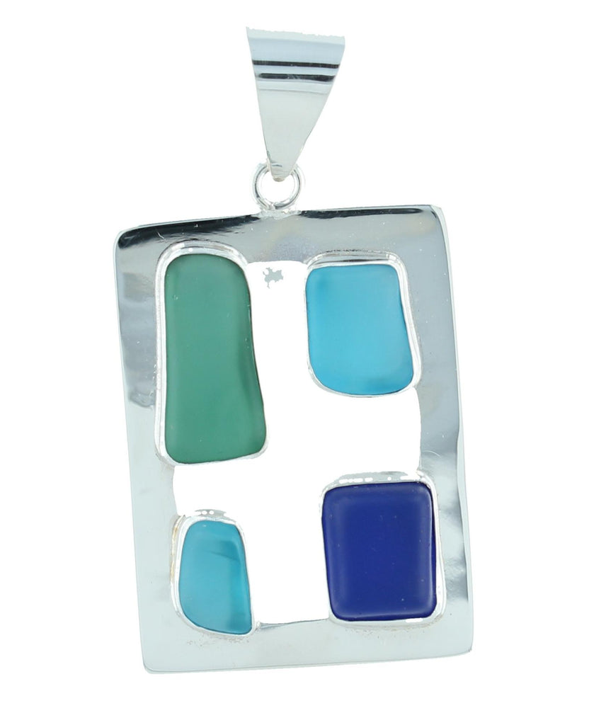 Pendants - Sea Glass Mosaic Pendant