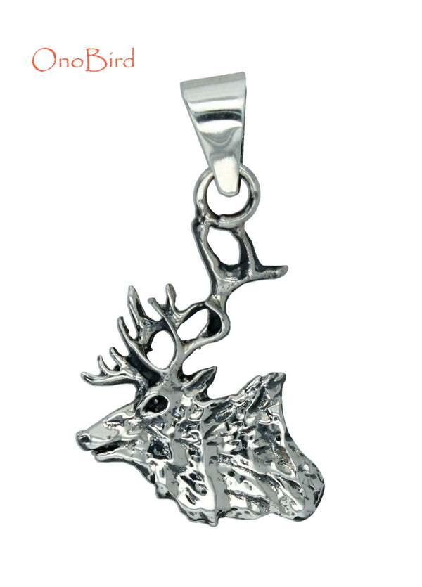 Pendants - Sterling Silver Elk Pendant