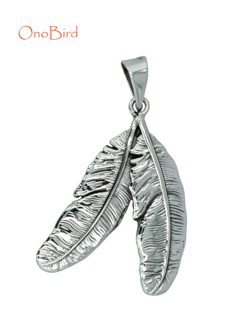 Pendants - Sterling Silver Feather Pendant
