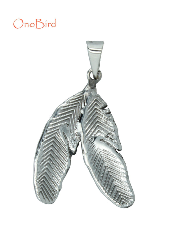 Pendants - Sterling Silver Feather Pendant