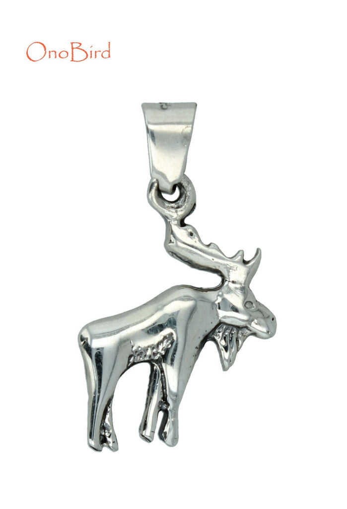 Pendants - Sterling Silver Moose Pendant