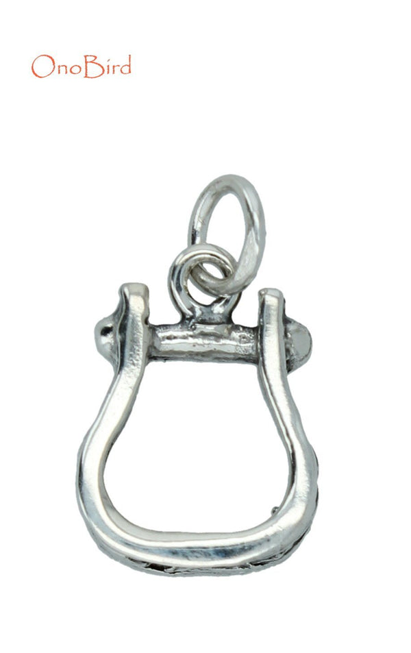 Pendants - Sterling Silver Stirrup Pendant