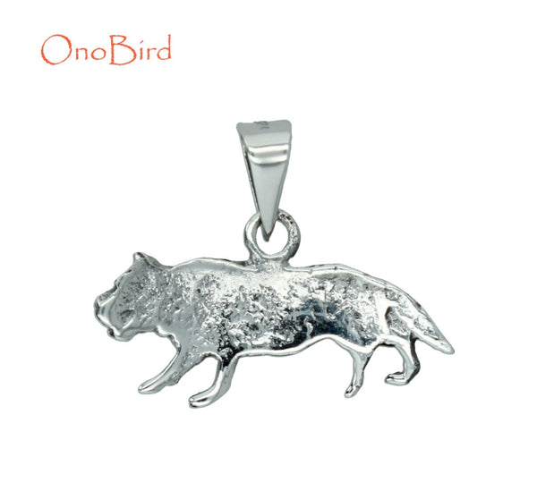 Pendants - Sterling Silver Wolf Pendant